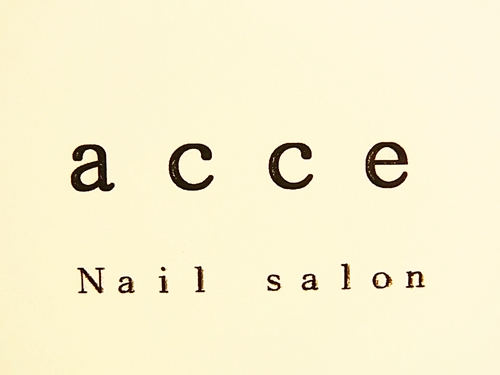 acce Nailsalon ロゴ
