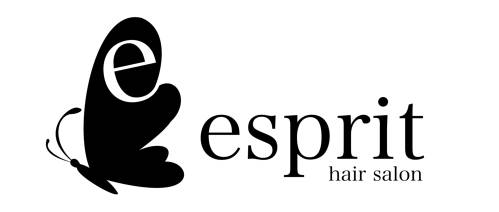 hair salon　esprit ロゴ