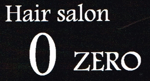 Hairsalon 0ZERO ロゴ