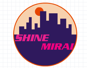 SHINE MIRAI  JAPNESE LANGUAGE SCHOOL ロゴ