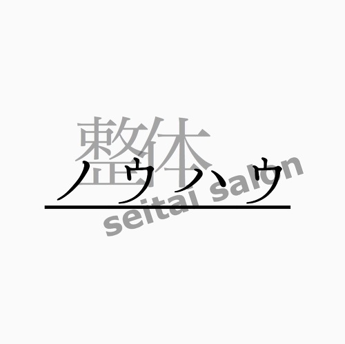 岡山整体サロン【ノウハウ岡山整体】 ロゴ
