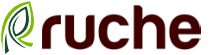 リラクゼーションサロン　ruche ロゴ