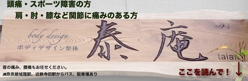 ボディデザイン整体 泰庵 ロゴ